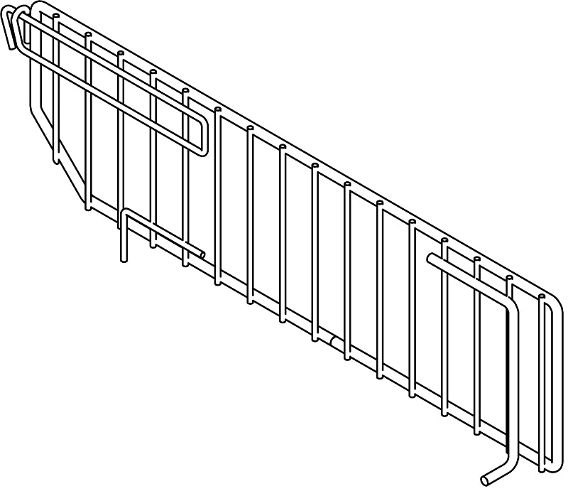 DIVIDER WIRE SINGLE CHRM 12IN