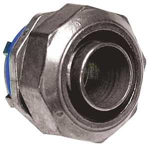 Hubbell LTZ050R1 Straight Liquidtight Connector, 1/2 in, Zinc