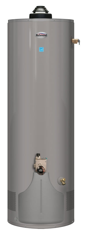 Richmond 12G50-38E2FN5 Gas Water Heater, Natural Gas, 50 gal Tank, 1.5 gpm, 38000 Btu/hr BTU, 0.68 Energy Efficiency