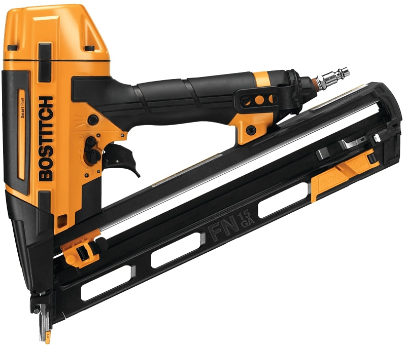 Bostitch BTFP72156 Finish Nailer Kit, 129 Magazine, Glue Collation, 1-1/4 to 2-1/2 in Fastener