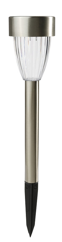 Boston Harbor Solar Stake Light, Metal/Plastic, Stainless Steel