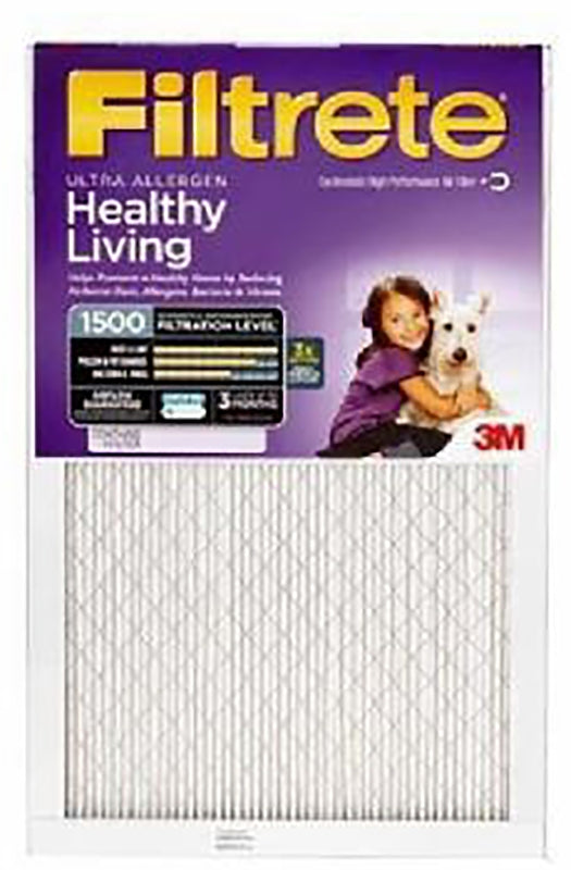 Filtrete NDP03-5IN-2 Air Filter, 25 in L, 20 in W, 12 MERV, 1550 MPR, 2/PK