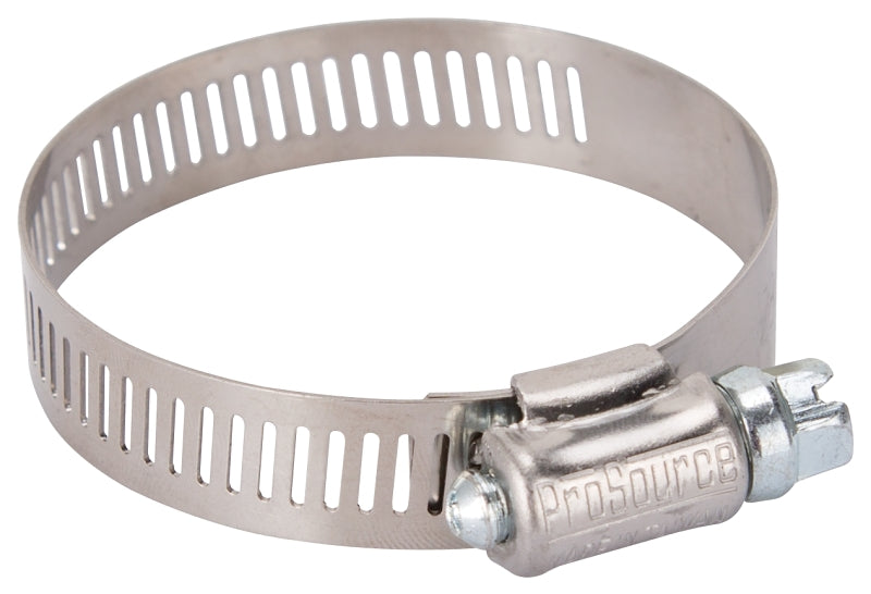 ProSource HCRAN28 Interlocked Hose Clamp, Stainless Steel, Stainless Steel