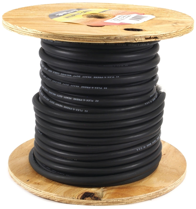 Forney 52024 Welding Cable, 2 AWG Cable, 125 ft L, EPDM Rubber Insulation