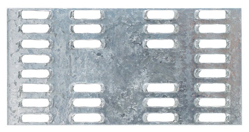 Simpson Strong-Tie MP MP24 Mending Plate, 4 in L, 2 in W, 20 ga Gauge, Steel, Galvanized