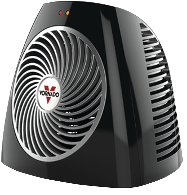 VORNADO VH101 Series EH1-0105-06 Personal Vortex Heater, 6.25 A, 120 V, 375/750 W, 5120 Btu Heating, Black