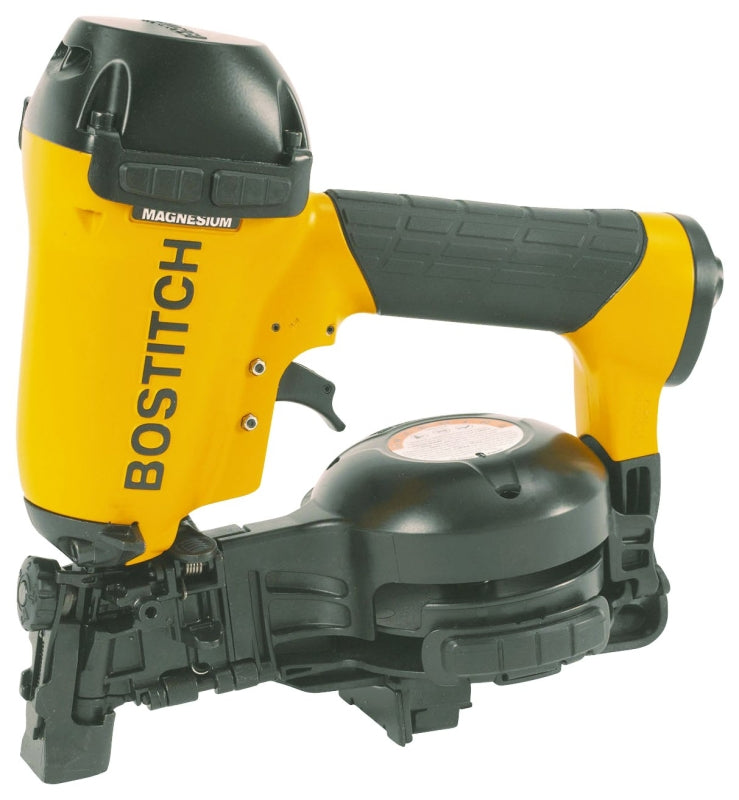 Bostitch RN46-1 Roofing Nailer, 120 Magazine, 15 deg Collation, Wire Collation, 3/4 to 1-3/4 in Fastener