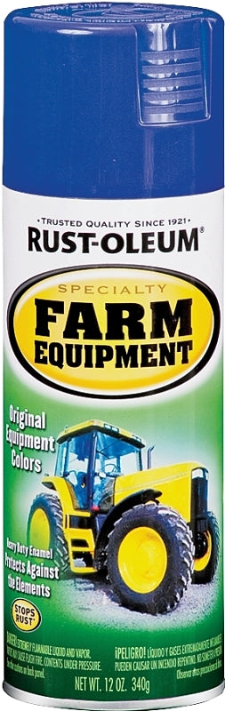 Rust-Oleum 7424830 Enamel Spray Paint, Gloss, Ford Blue, 12 oz, Can