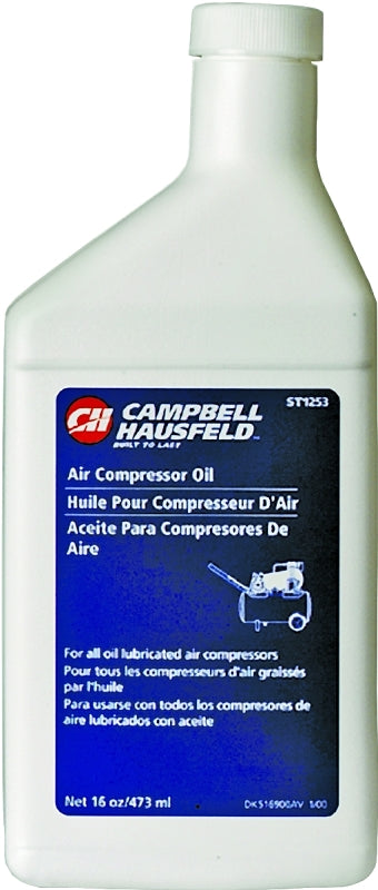 Campbell Hausfeld ST125312AV Air Compressor Tool Oil, 16 oz Bottle