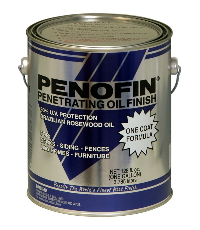 Penofin Blue Label Series F1EWRGA Penetrating Stain, Western Red Cedar, Liquid, 1 gal