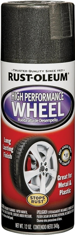 Rust-Oleum 248930 Wheel Coating Spray, Graphite, 11 oz, Can