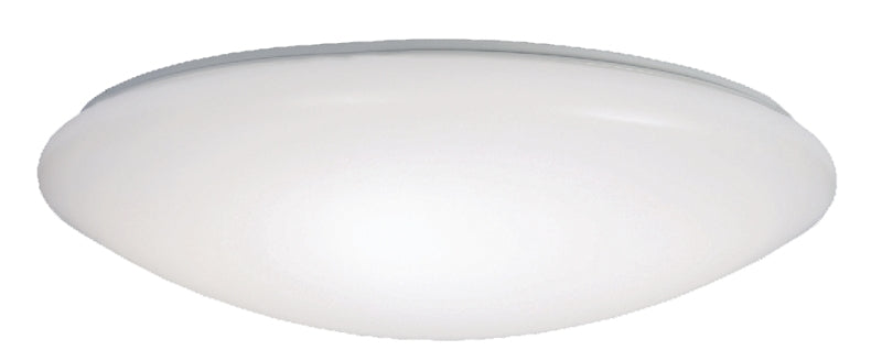 Metalux FM11WRCCR Round Flush Mount Ceiling Light, 120 V, 14 W, LED Lamp, 1100 Lumens Lumens, Steel Fixture