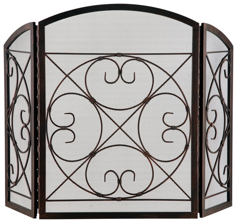 3PNL ANT BRONZE FIRE SCREEN
