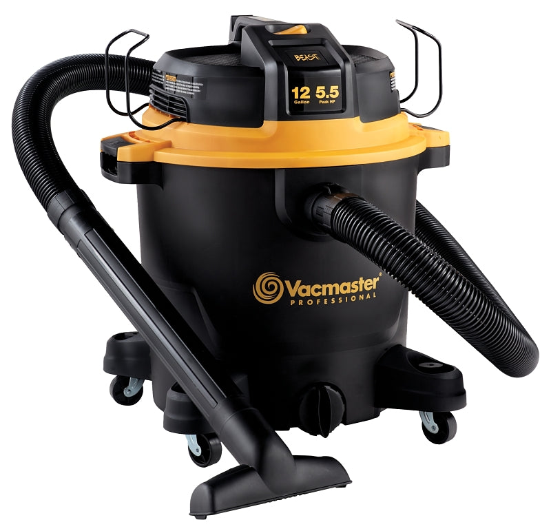 VACUUM WT/DRY BLK 5.5PHP 12GAL