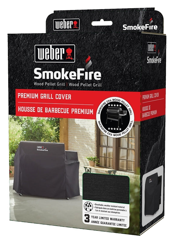 Weber 7191 Grill Cover, 31 in W, 56 in D, 47 in H, Polyester