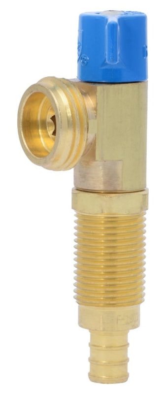 SharkBite 24813A Washing Machine Valve, 33 to 200 deg F Working, 80 to 160 psi, Brass, For PEX and PE-RT Pipe