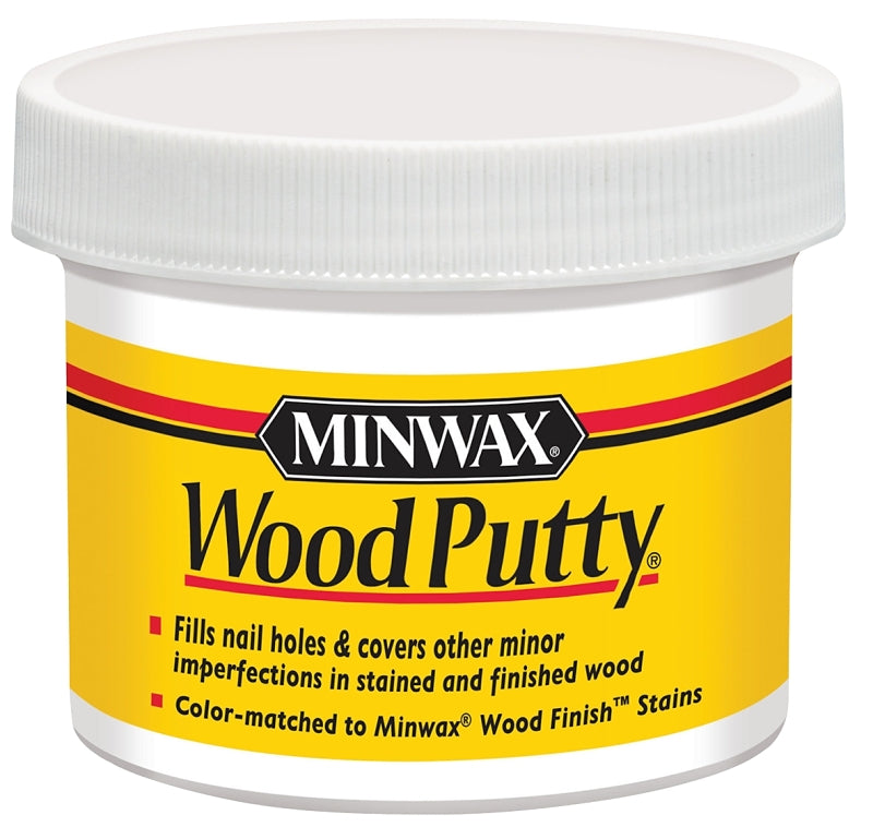 Minwax 13616000 Wood Putty, Liquid, White, 3.75 oz Jar