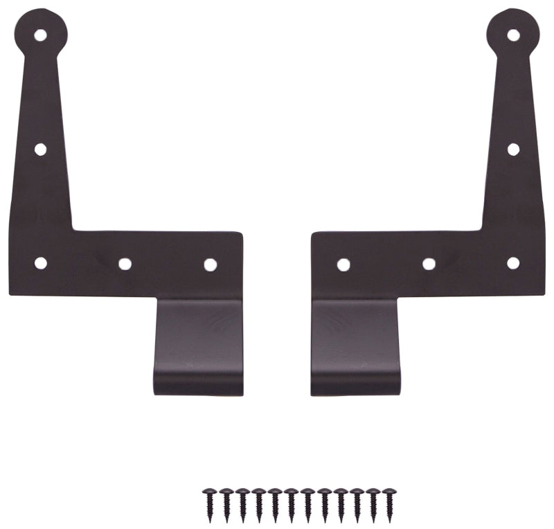 L-HINGE SS 1-1/2OS BLK