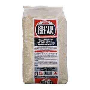 Septo-Clean 30605 Septic Cleaner, Powder, Brown/Dusty Light Yellow, 5 lb, Bag
