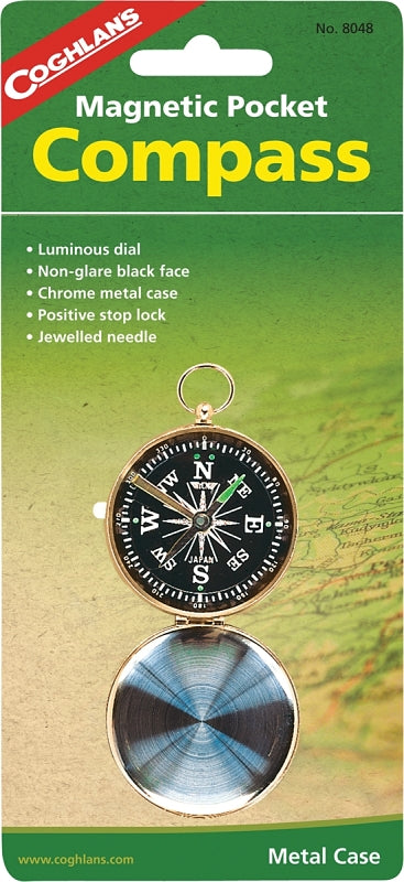 Coghlan's 8048 Pocket Compass, Magnetic, Metal