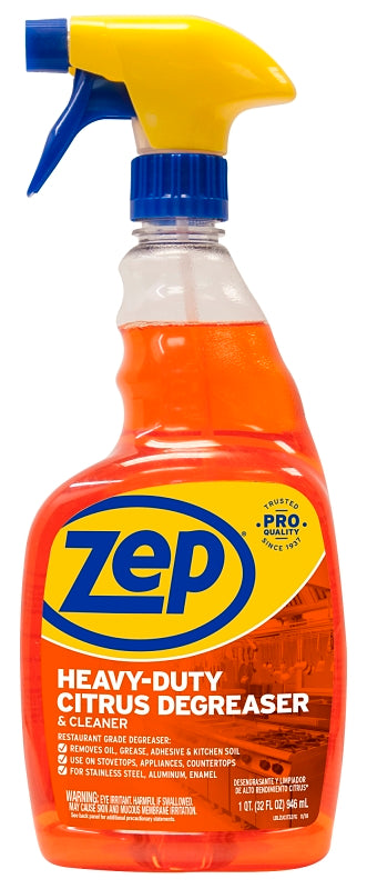 Zep ZUCIT32 Degreaser, 1 qt Bottle, Liquid, Characteristic