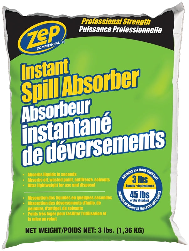 Zep CAABS3 Spill Absorbent, 3 lb, Solid