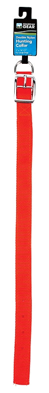 Boss Pet 2051924 Dog Collar, 19 in L Collar, 1 in W Collar, Nylon, Orange