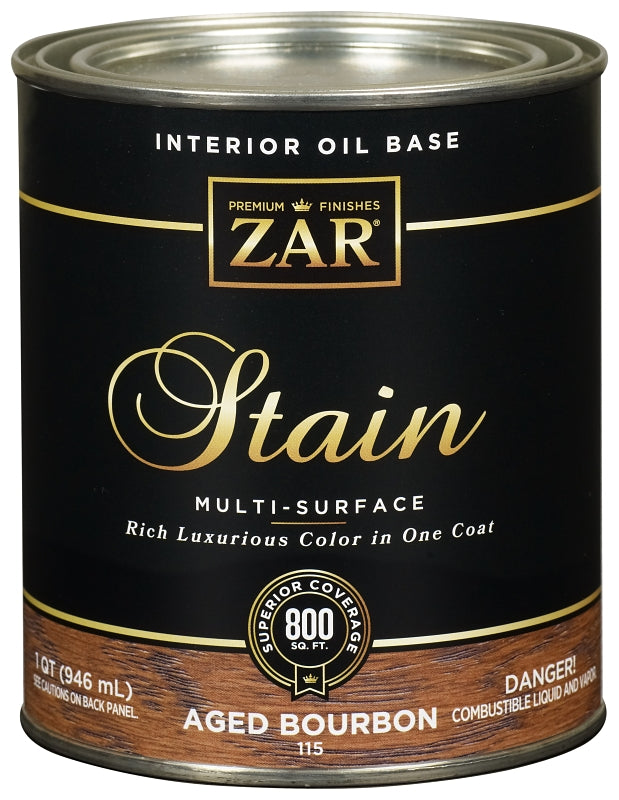 ZAR 11512 Wood Stain, Modern Walnut, Liquid, 1 qt, Can