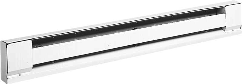 TPI 2900S Series H2912-060S Baseboard Heater, 5.2/4.5 A, 208/240 V, 4250/3189 Btu/hr BTU, Ivory