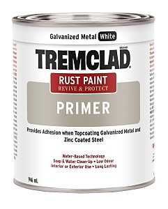 Rust-Oleum 254896 Rust Primer, Flat, White, 946 mL, Can