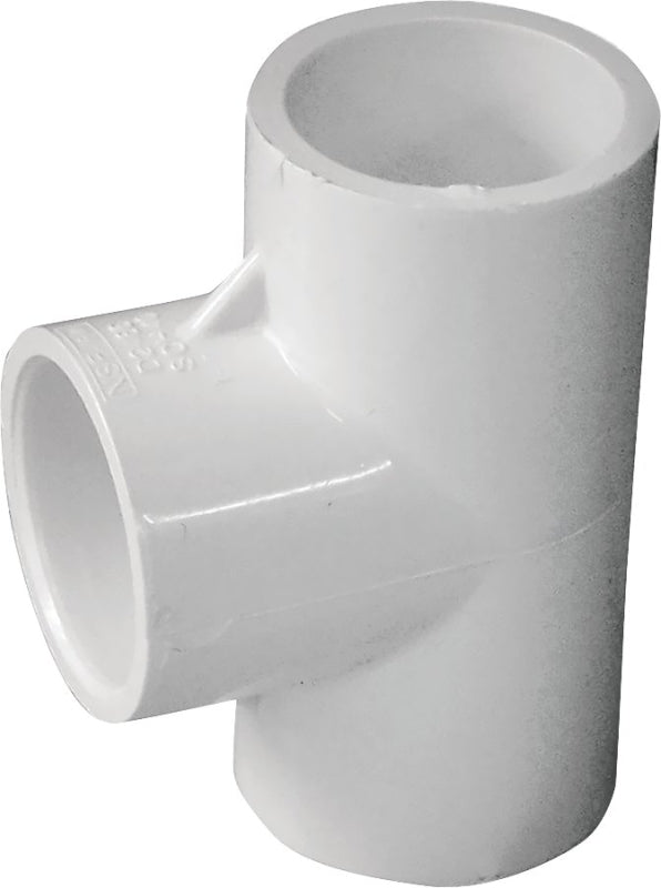 IPEX 435776 Pipe Tee, 3/4 in, Socket, PVC, White, SCH 40 Schedule, 150 psi Pressure