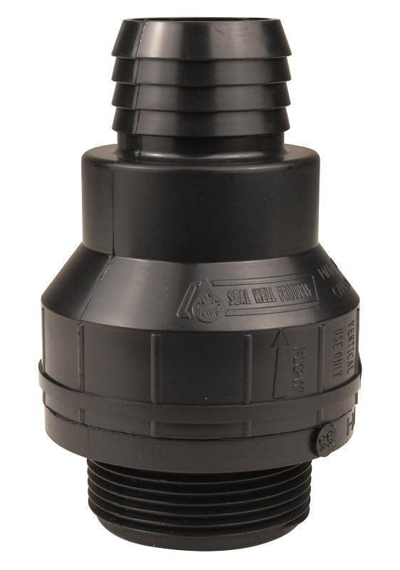 Water Source SPC150-RM Sump Check Valve, 1-1/4 x 1-1/2 in, Rubber Body