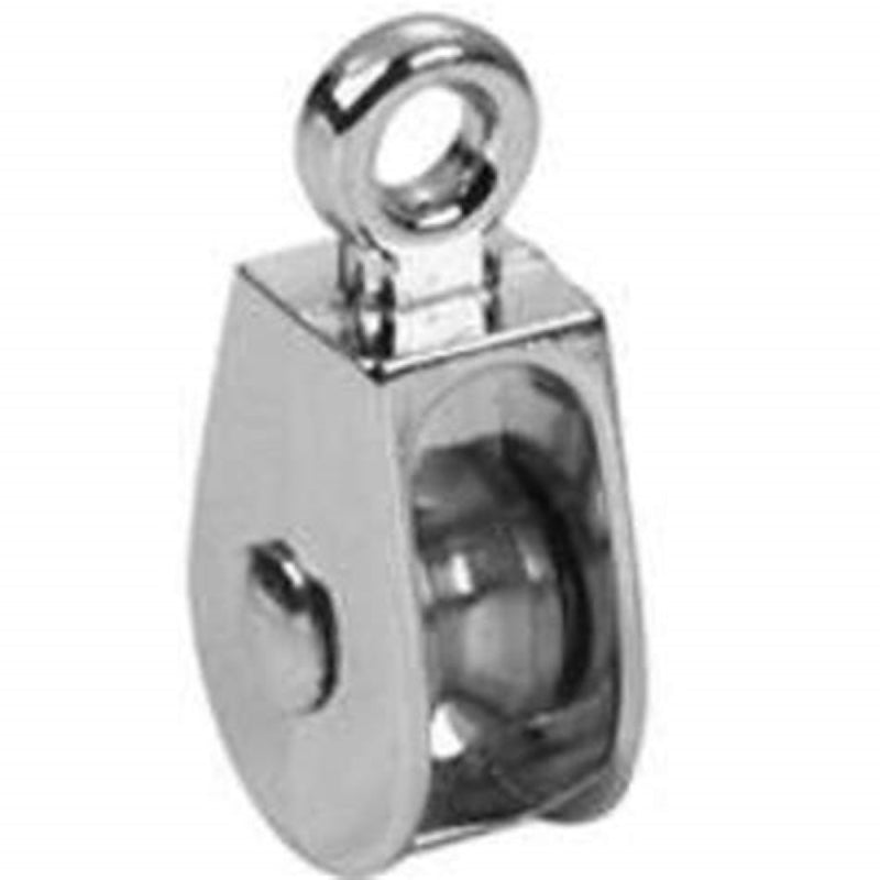 Campbell T7655100N Rope Pulley, 30 lb Working Load, Nickel