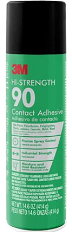 3M 90-DSC Spray Adhesive, Fruity, Sweet, Colorless, 14.6 oz Aerosol Can