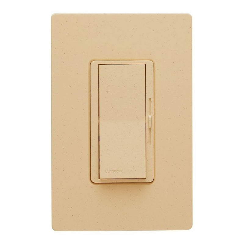 Lutron Diva DV-600PH-IV Dimmer, 120 V, 600 W, Halogen, Incandescent Lamp, Ivory