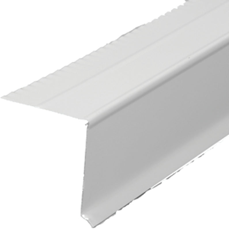 Amerimax 5761600120 West Coast Drip Edge, 10 ft L, Steel, White