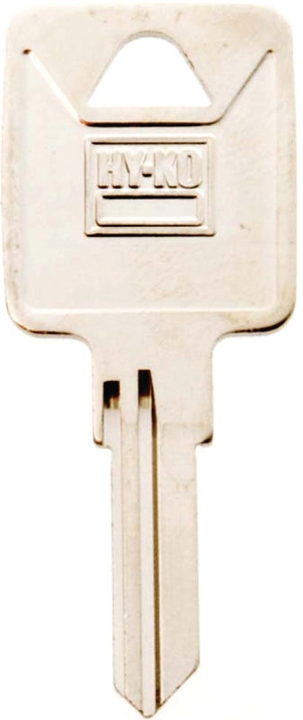 Hy-Ko 11010TM3 Key Blank, Brass, Nickel, For: Trimark Cabinet, House Locks and Padlocks