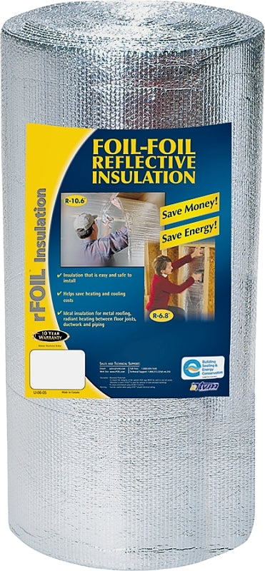 TVM W757 Construction Insulation, 50 ft L, 48 in W, Polyethylene