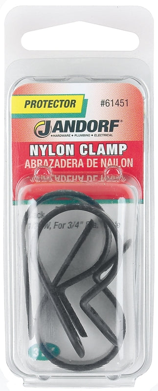 Jandorf 61451 Cable Clamp, Nylon, Black