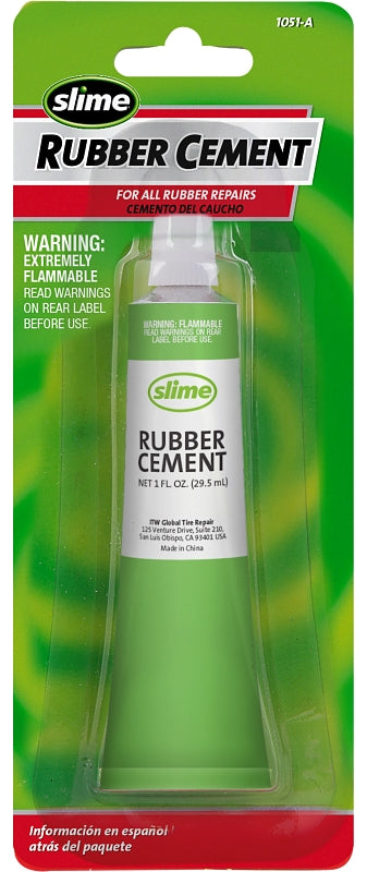 Slime 1051-A Cement, 1 oz Squeeze Tube, Solvent