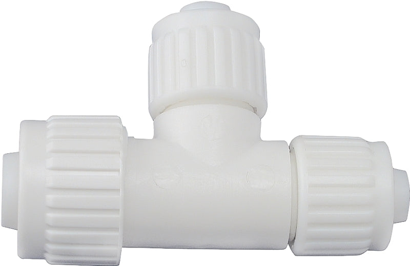 Flair-It 16830 Reducing Tube Tee, 1/2 x 3/8 in