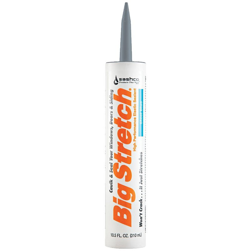 Big Stretch 10082 Elastomeric Sealant, Steel Blue, 4 to 5 days Curing, 40 to 120 deg F, 10.5 oz