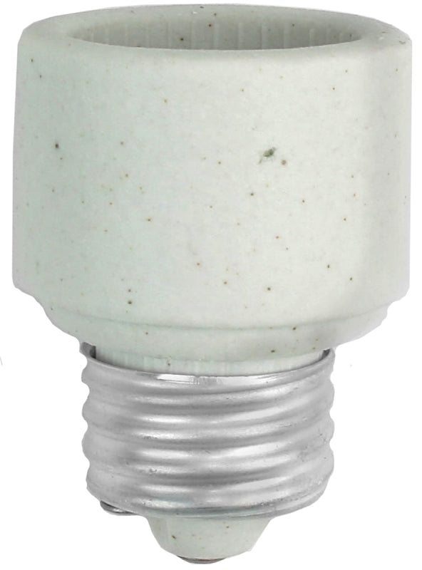 Jandorf 60422 Socket Extender, 660 W, Porcelain, Ivory, Matte