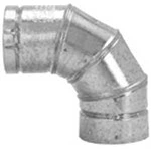 Selkirk 104230 Elbow, 4 in Connection, Galvanized Steel