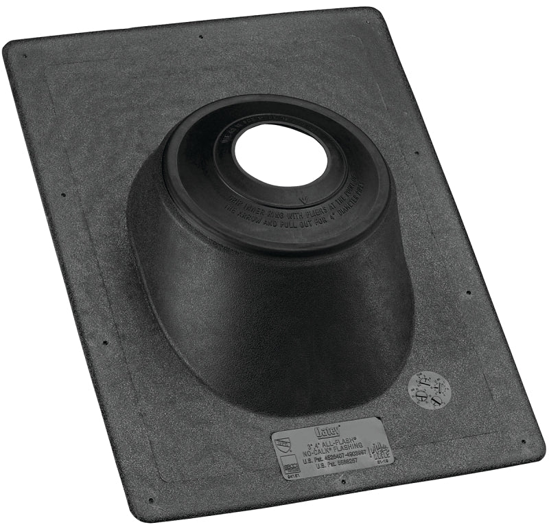 Hercules High-Rise Series 11919 Roof Flashing, 15 in OAL, 11-1/4 in OAW, Steel