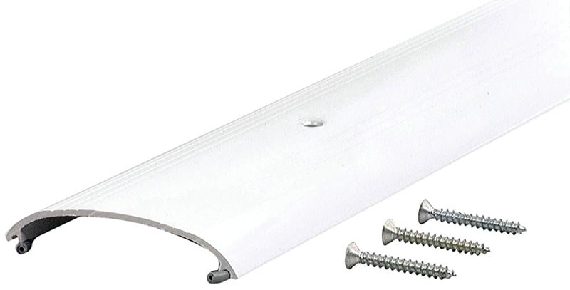 M-D TH008 81661 Top Threshold, 72 in L, 3-1/2 in W, Aluminum, White