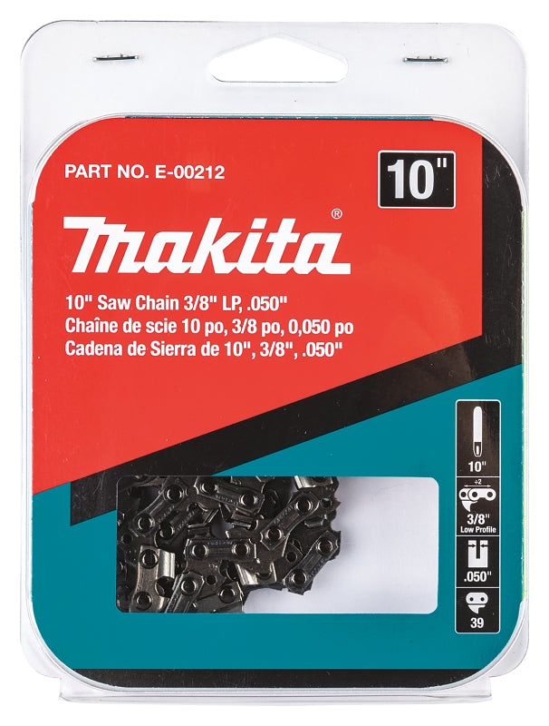 Makita E-00212 Chainsaw Chain, 91PX Chain, 0.05 in Gauge, 3/8 in TPI/Pitch, 39-Link