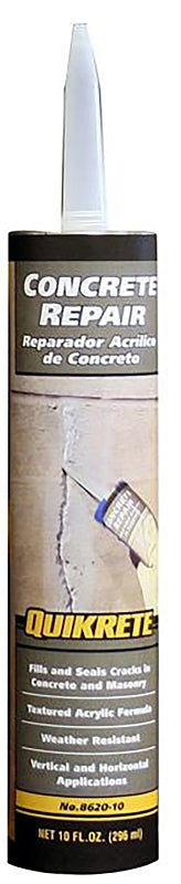 Quikrete 8620-10 Repair, Gray, 10 oz Caulking Tube