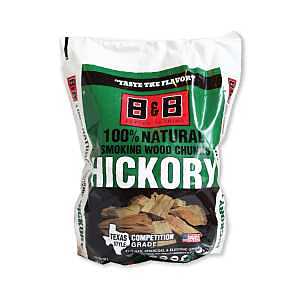 B & B Charcoal 00129 Smoking Chunk, Hickory, Wood, 549 cu-in