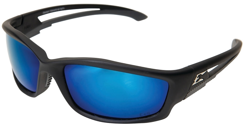 Edge TSKAP218 Polarized Safety Glasses, Unisex, Polycarbonate Lens, Full Frame, Nylon Frame, Matte Black Frame